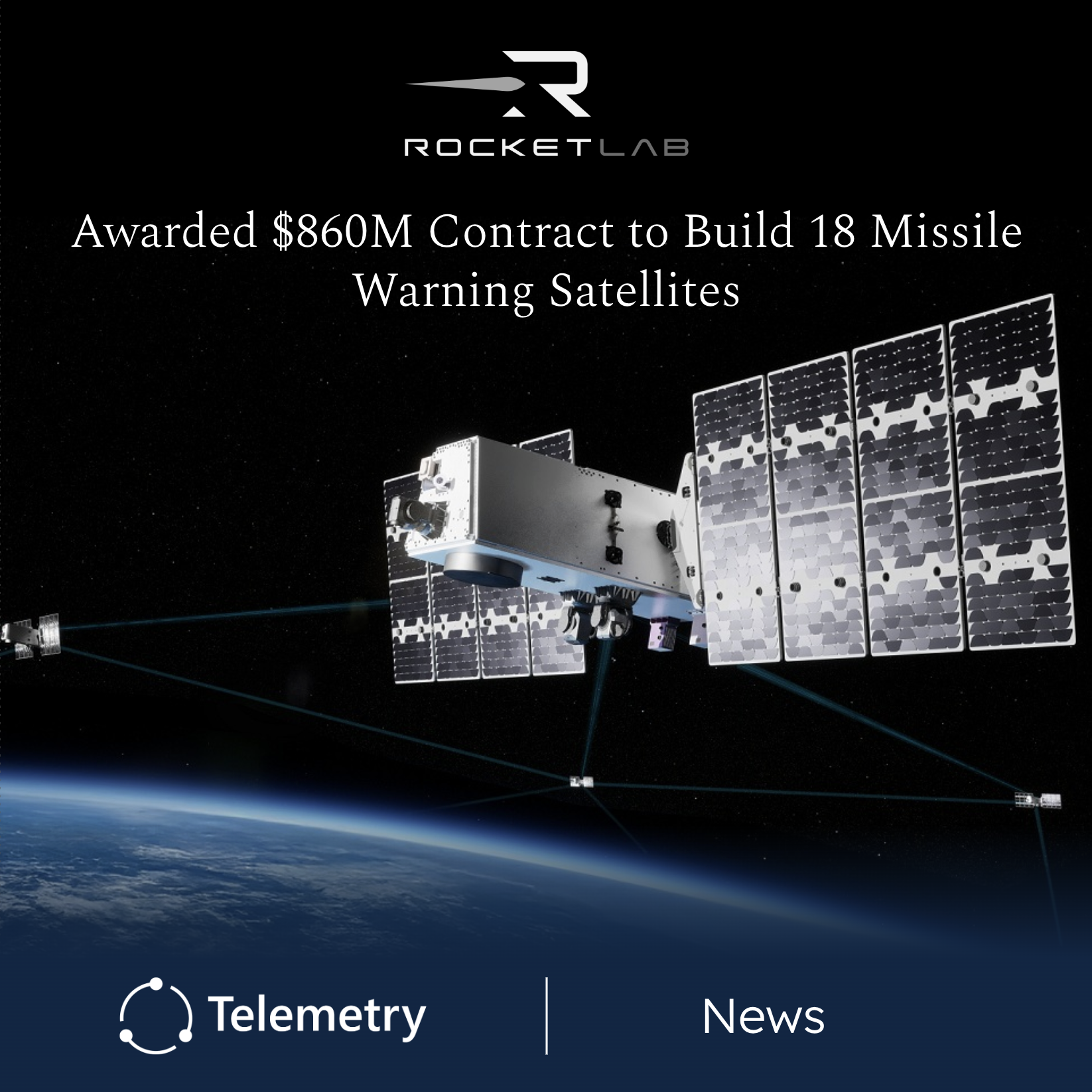 Rocket Lab Secures Landmark $860M Contract for Missile-Tracking Satellite